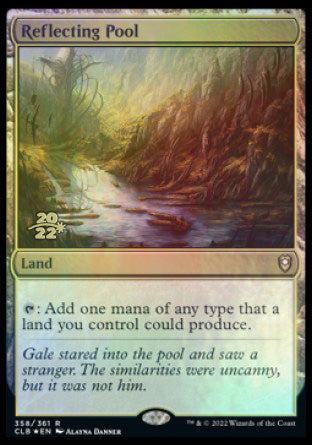 Reflecting Pool [Commander Legends: Battle for Baldur's Gate Prerelease Promos] | Cards and Coasters CA