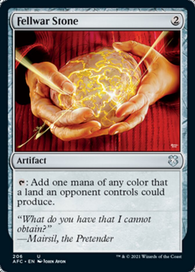 Fellwar Stone [Dungeons & Dragons: Adventures in the Forgotten Realms Commander] | Cards and Coasters CA