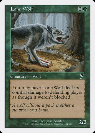 Lone Wolf [Seventh Edition] | Cards and Coasters CA