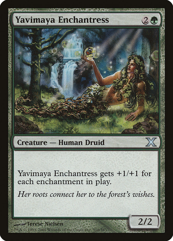 Yavimaya Enchantress [Tenth Edition] | Cards and Coasters CA