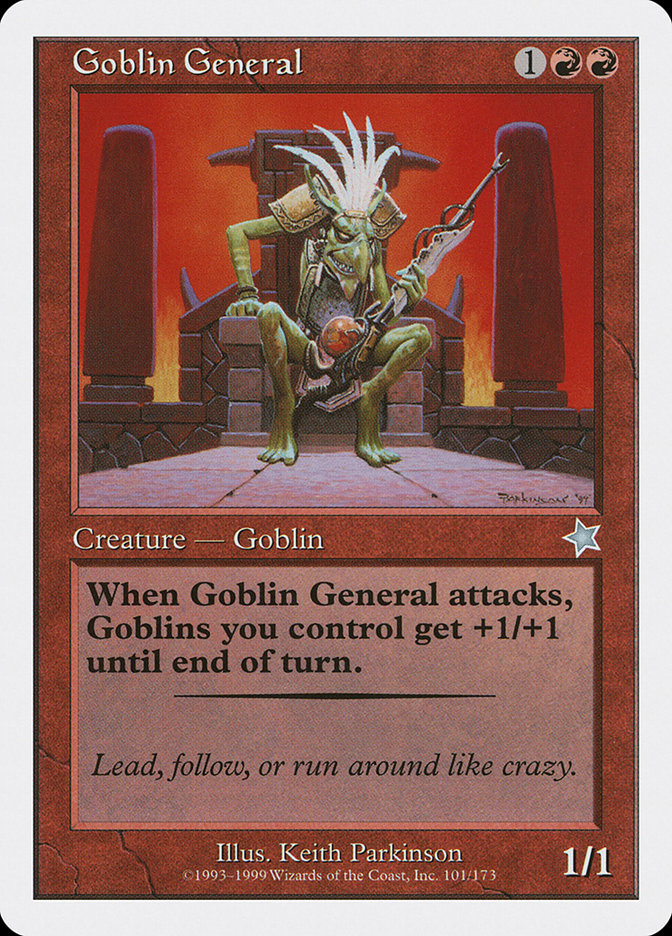 Goblin General [Starter 1999] | Cards and Coasters CA