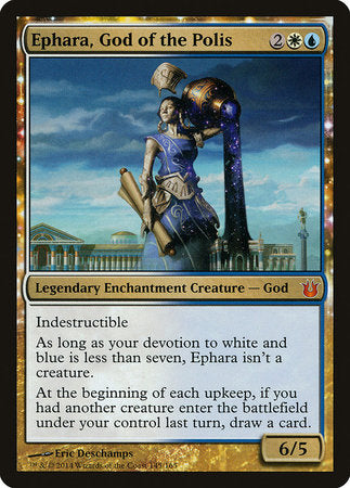 Ephara, God of the Polis [Born of the Gods] | Cards and Coasters CA