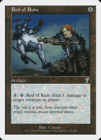 Rod of Ruin [Seventh Edition] | Cards and Coasters CA