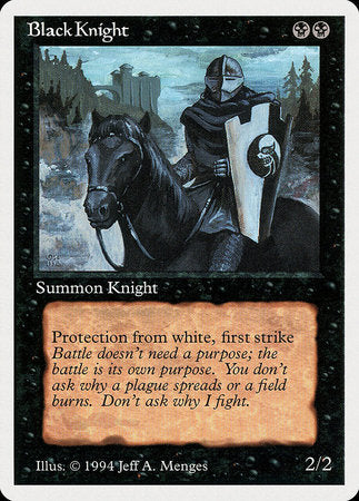 Black Knight [Summer Magic / Edgar] | Cards and Coasters CA