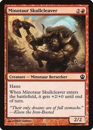 Minotaur Skullcleaver [Theros] | Cards and Coasters CA