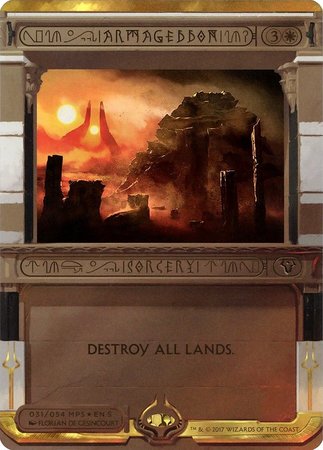 Armageddon [Amonkhet Invocations] | Cards and Coasters CA