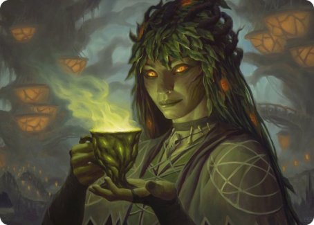 Dina, Soul Steeper Art Card [Strixhaven: School of Mages Art Series] | Cards and Coasters CA