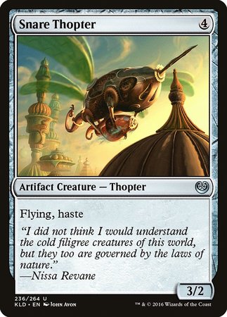 Snare Thopter [Kaladesh] | Cards and Coasters CA