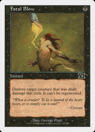 Fatal Blow [Classic Sixth Edition] | Cards and Coasters CA