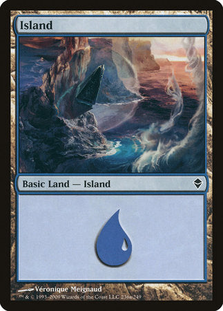 Island (236a) [Zendikar] | Cards and Coasters CA