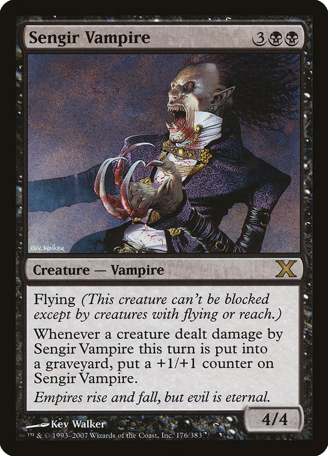 Sengir Vampire [Tenth Edition] | Cards and Coasters CA