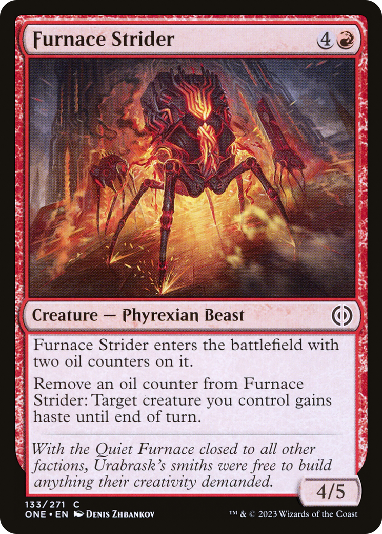 Furnace Strider [Phyrexia: All Will Be One] | Cards and Coasters CA