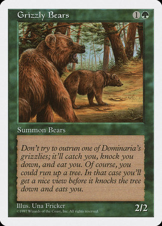 Grizzly Bears [Fifth Edition] | Cards and Coasters CA