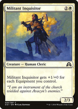 Militant Inquisitor [Shadows over Innistrad] | Cards and Coasters CA