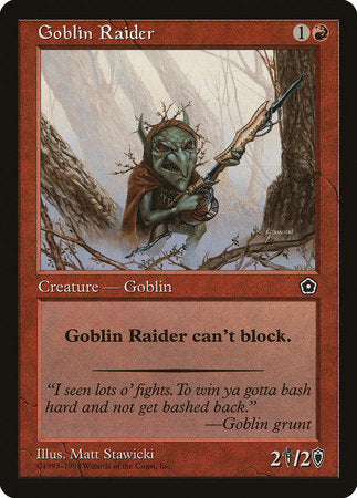 Goblin Raider [Portal Second Age] | Cards and Coasters CA
