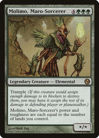 Molimo, Maro-Sorcerer [Duels of the Planeswalkers] | Cards and Coasters CA