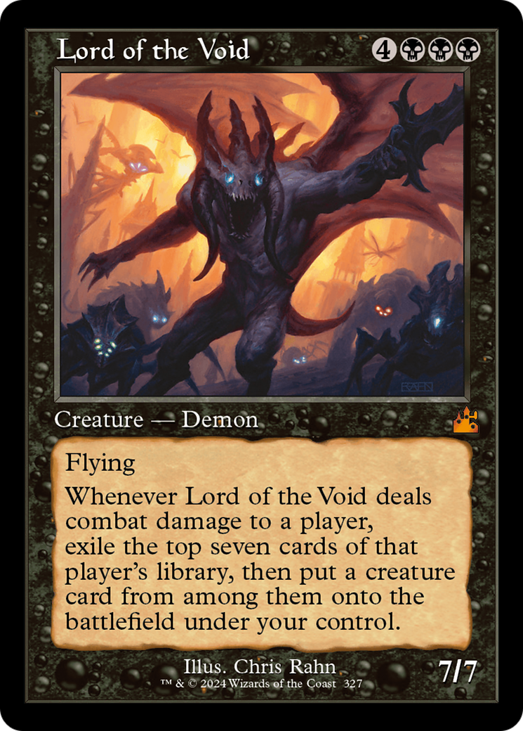 Lord of the Void (Retro Frame) [Ravnica Remastered] | Cards and Coasters CA