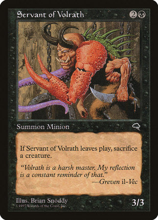 Servant of Volrath [Tempest] | Cards and Coasters CA