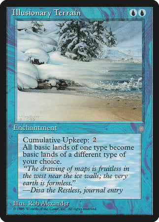 Illusionary Terrain [Ice Age] | Cards and Coasters CA