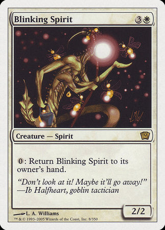 Blinking Spirit [Ninth Edition] | Cards and Coasters CA