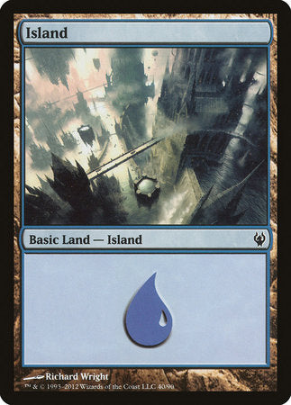 Island (40) [Duel Decks: Izzet vs. Golgari] | Cards and Coasters CA