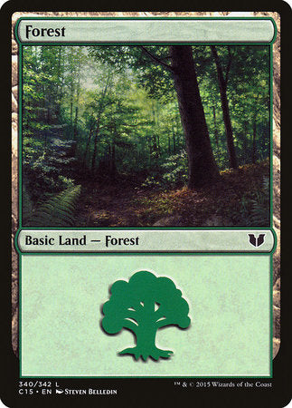 Forest (340) [Commander 2015] | Cards and Coasters CA