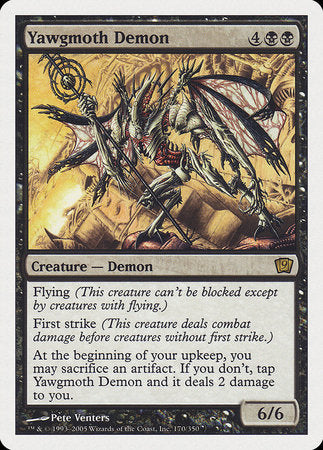 Yawgmoth Demon [Ninth Edition] | Cards and Coasters CA