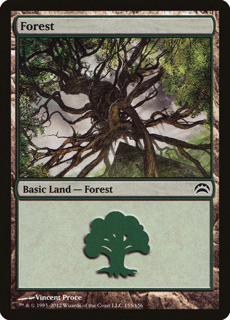 Forest (155) [Planechase 2012] | Cards and Coasters CA