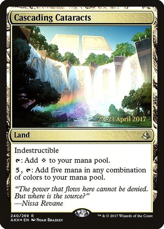 Cascading Cataracts [Amonkhet Promos] | Cards and Coasters CA