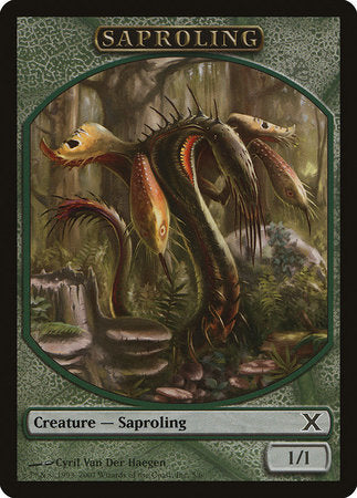 Saproling Token [Tenth Edition Tokens] | Cards and Coasters CA