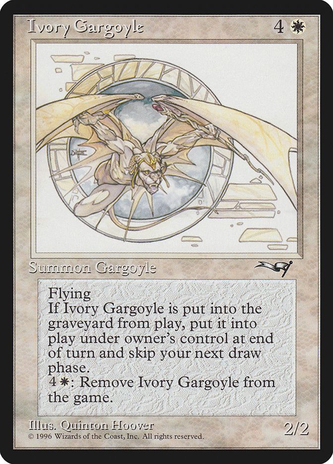 Ivory Gargoyle [Alliances] | Cards and Coasters CA