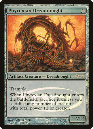 Phyrexian Dreadnought [Judge Gift Cards 2010] | Cards and Coasters CA