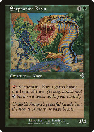 Serpentine Kavu [Invasion] | Cards and Coasters CA