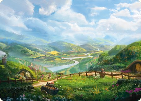 Plains Art Card [The Lord of the Rings: Tales of Middle-earth Art Series] | Cards and Coasters CA