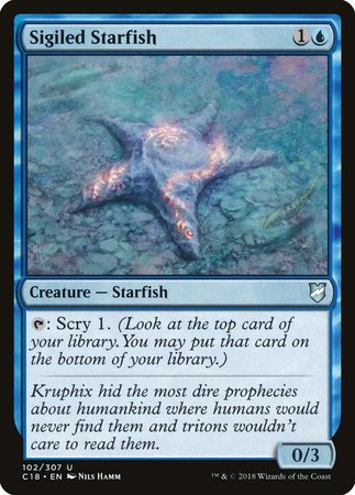 Sigiled Starfish [Commander 2018] | Cards and Coasters CA