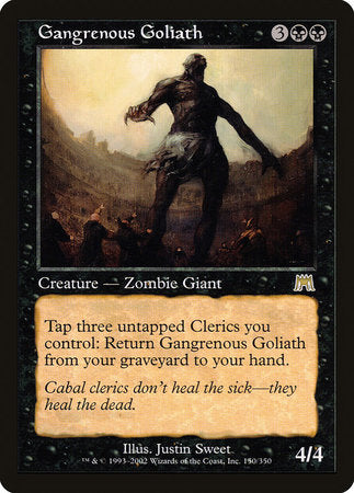 Gangrenous Goliath [Onslaught] | Cards and Coasters CA