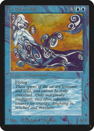 Air Elemental [Limited Edition Alpha] | Cards and Coasters CA