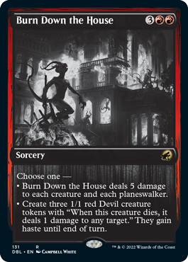 Burn Down the House [Innistrad: Double Feature] | Cards and Coasters CA