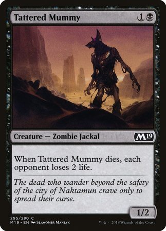 Tattered Mummy [Core Set 2019] | Cards and Coasters CA