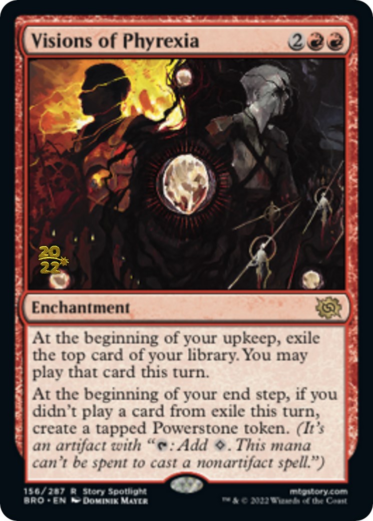 Visions of Phyrexia [The Brothers' War: Prerelease Promos] | Cards and Coasters CA