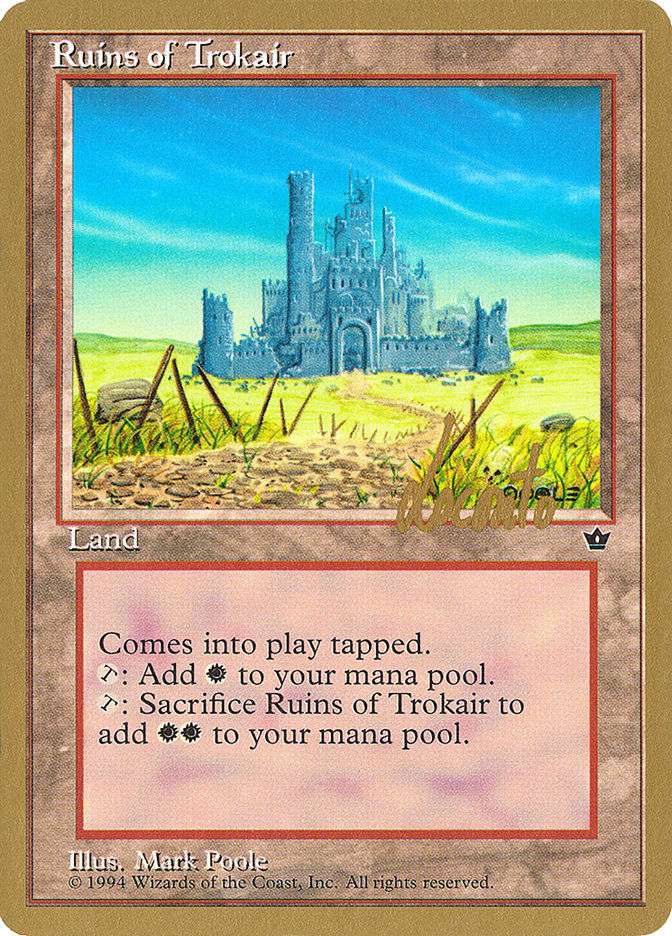 Ruins of Trokair (Michael Loconto) [Pro Tour Collector Set] | Cards and Coasters CA