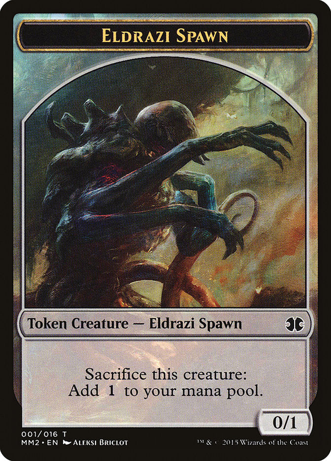 Eldrazi Spawn (001/016) [Modern Masters 2015 Tokens] | Cards and Coasters CA