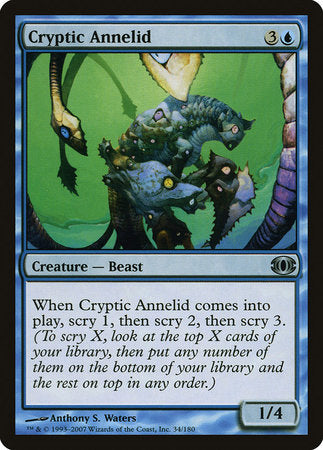 Cryptic Annelid [Future Sight] | Cards and Coasters CA