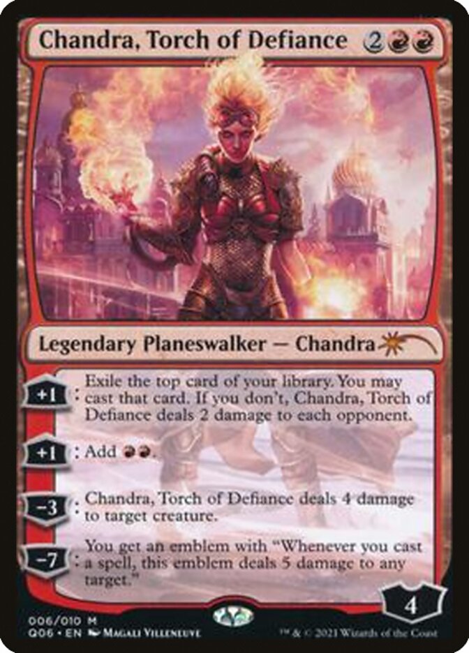 Chandra, Torch of Defiance [Pioneer Challenger Decks 2021] | Cards and Coasters CA