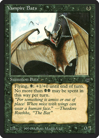 Vampire Bats [Legends] | Cards and Coasters CA