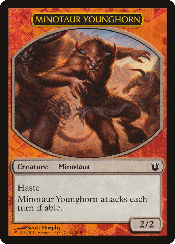 Minotaur Younghorn [Born of the Gods Battle the Horde] | Cards and Coasters CA