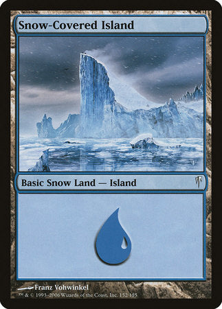 Snow-Covered Island [Coldsnap] | Cards and Coasters CA