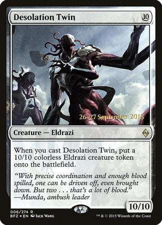 Desolation Twin [Battle for Zendikar Promos] | Cards and Coasters CA