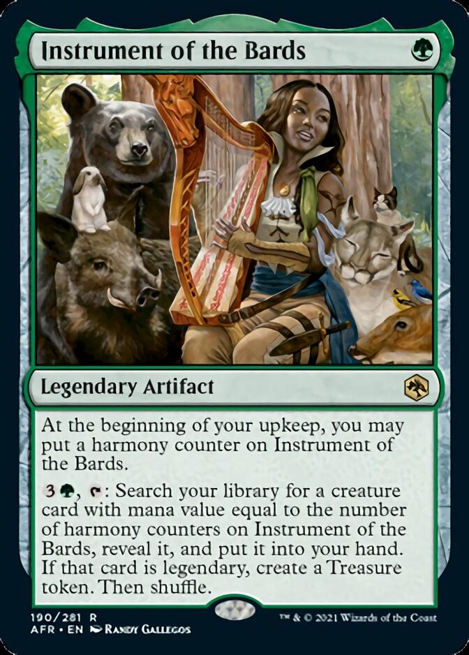 Instrument of the Bards [Dungeons & Dragons: Adventures in the Forgotten Realms] | Cards and Coasters CA