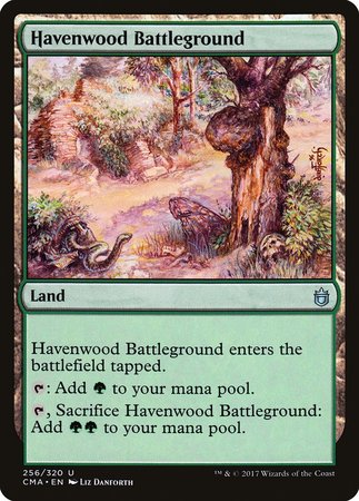 Havenwood Battleground [Commander Anthology] | Cards and Coasters CA